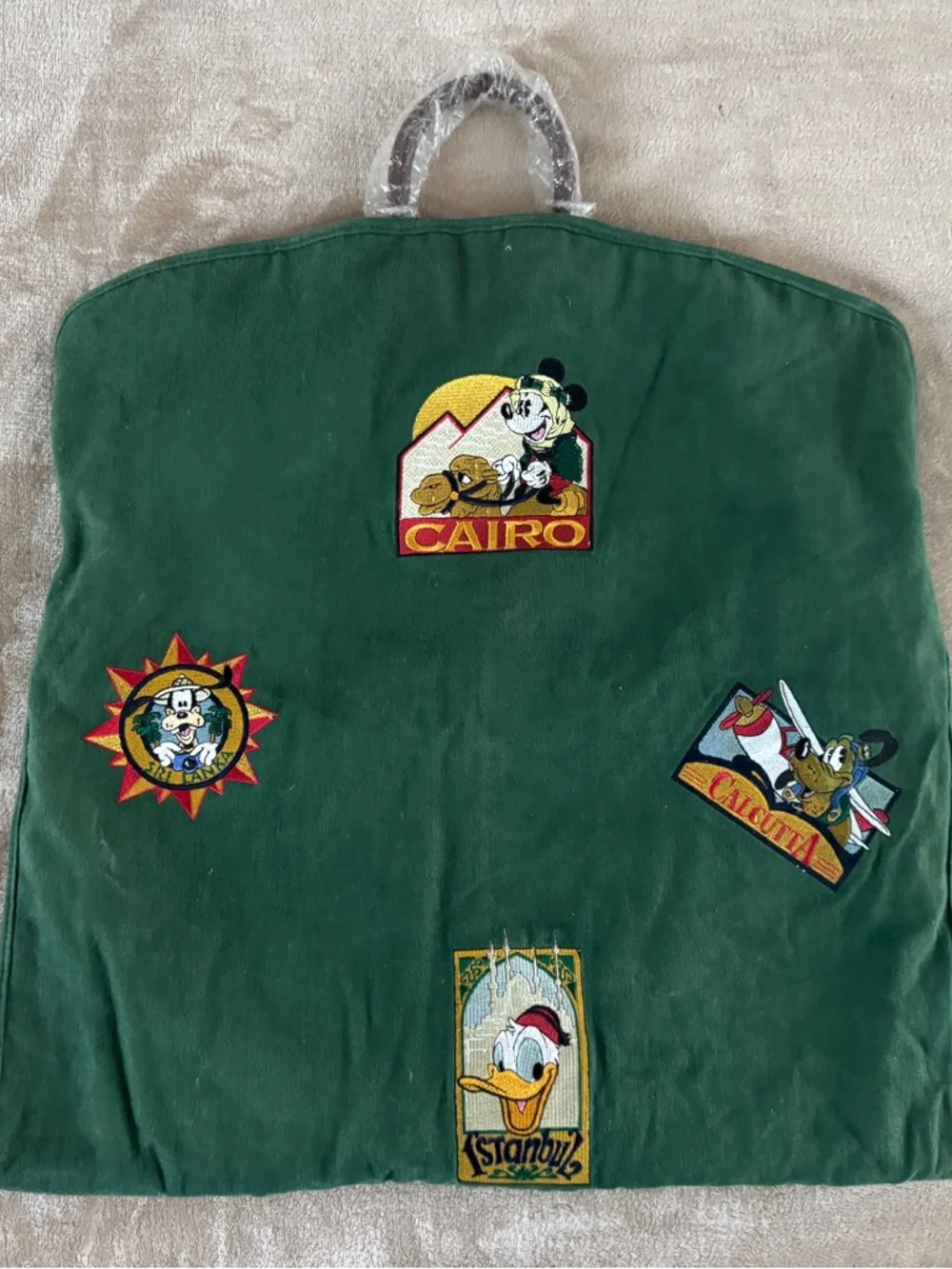 Disney Store Vintage Mickey & Friends Travel Garment Bag